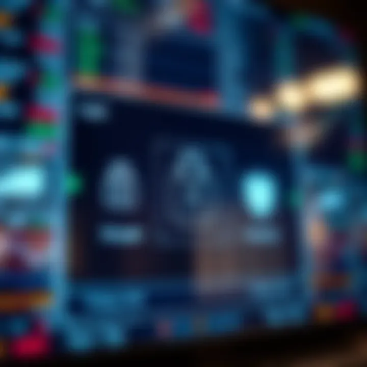 Secure login screen showcasing encryption and protection symbols for forex trading application