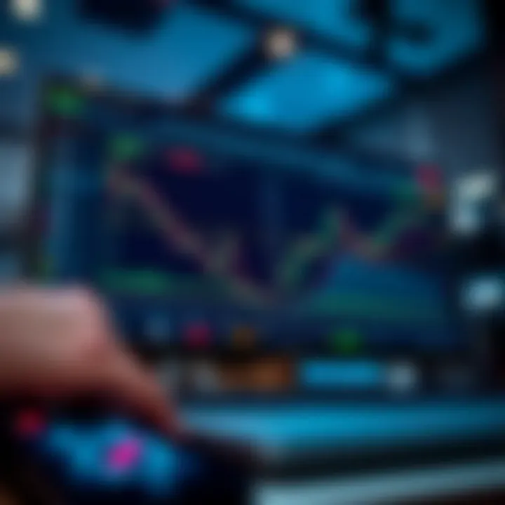 Binary options trading platform interface integrating TradingView charts with user-friendly tools