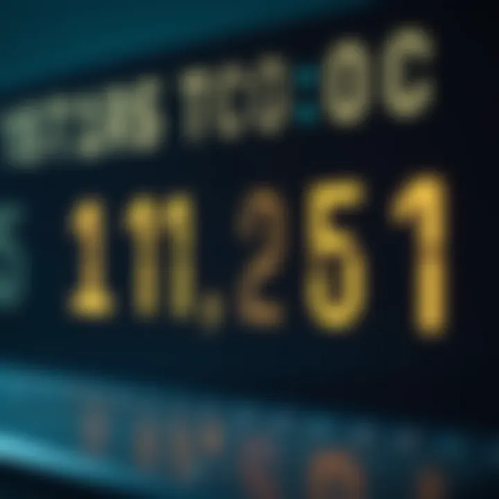 Example illustrating conversion of a binary number to decimal form