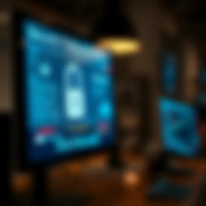 Visualization showing security measures and detection techniques for managing bot binaries