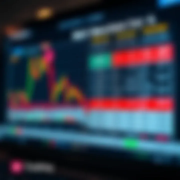 Graph showing comparison of forex brokers with different features for Kenyan traders