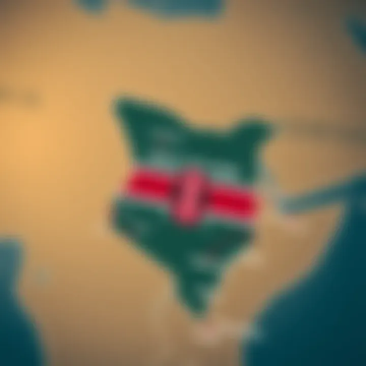 Kenya Forex Market Regulations and Local Trading Considerations Map of Kenya highlighting local forex market considerations and regulations