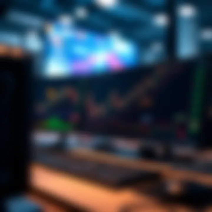 Interface of a user-friendly forex trading platform showing live currency charts and trading options