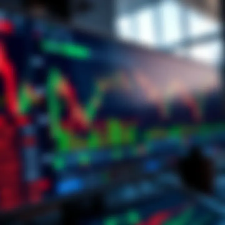 Interface showing forex trading platform with charts, currency pairs, and trading tools