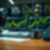 Illustration of a disciplined forex trading plan with charts and monitoring tools