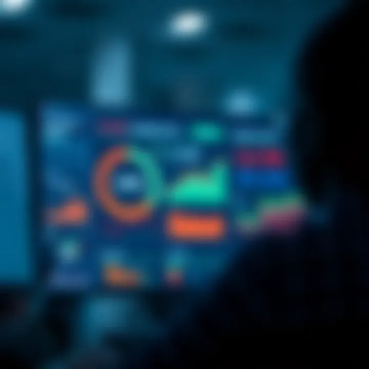 Dashboard displaying real-time data and compliance indicators to support operational risk management