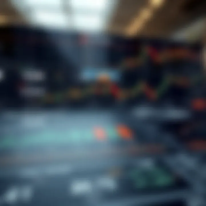 Conceptual diagram of risk management tools and charts used in binary trading