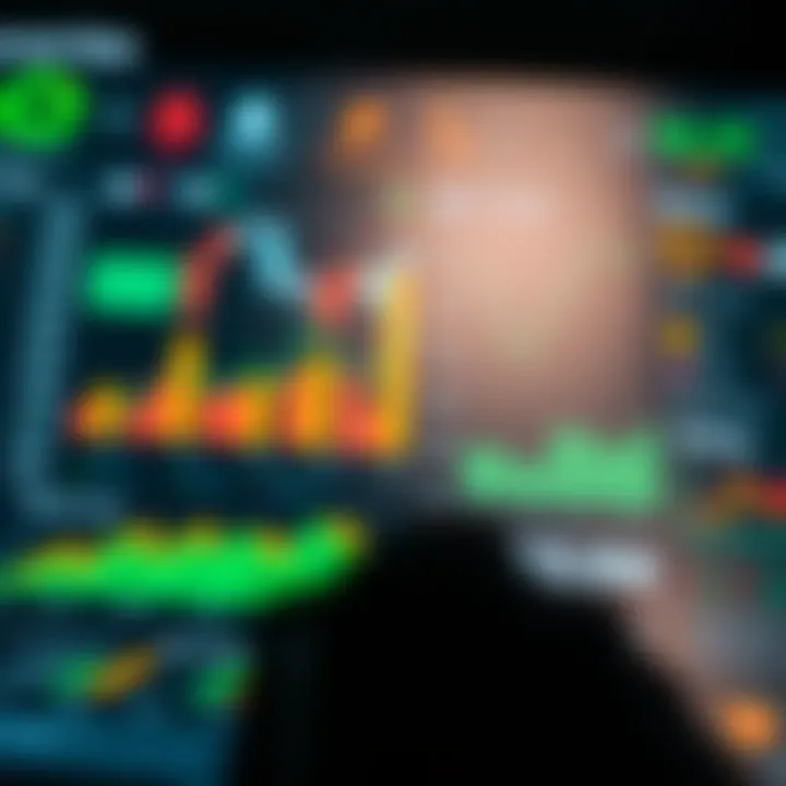 Dashboard displaying financial risk assessment metrics and management tools