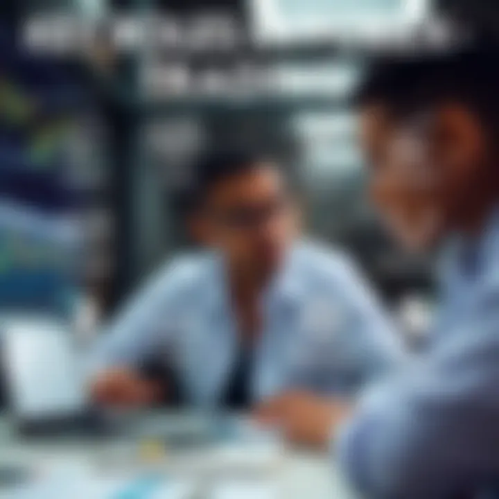 Diverse financial roles in forex trading illustrated with icons for analysis, brokerage, and support services