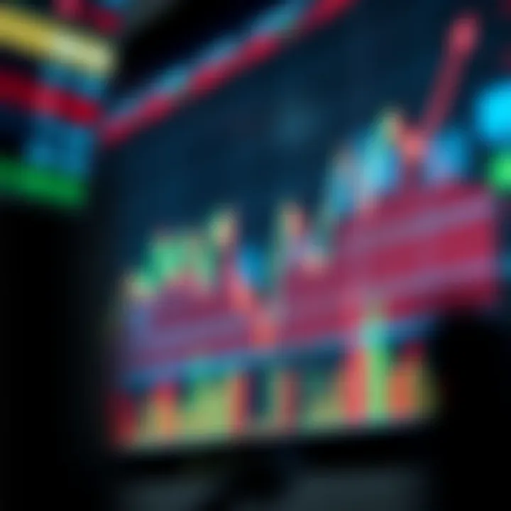 Graph showing currency exchange rates over time representing forex trading activity in Kenya