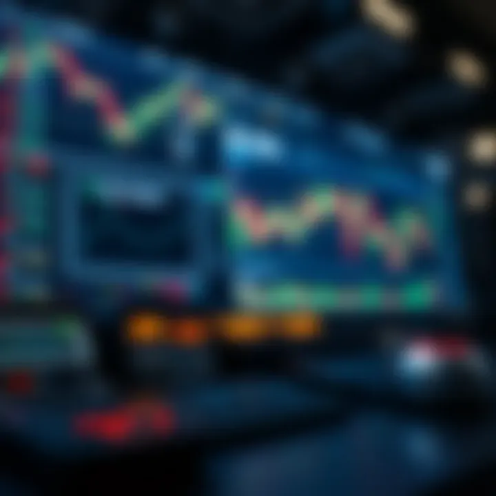Visual representation of risk management strategies integrated into automated trading systems for binary options