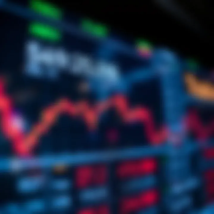 Currency exchange rates displayed on a digital screen with a focus on forex market trends
