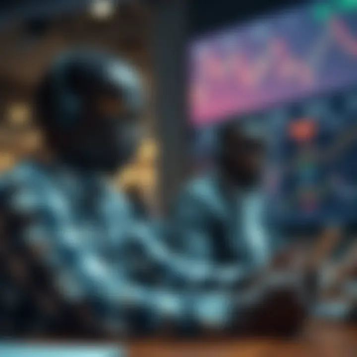 Visual representation of Kenyan investors accessing global financial markets through digital platforms