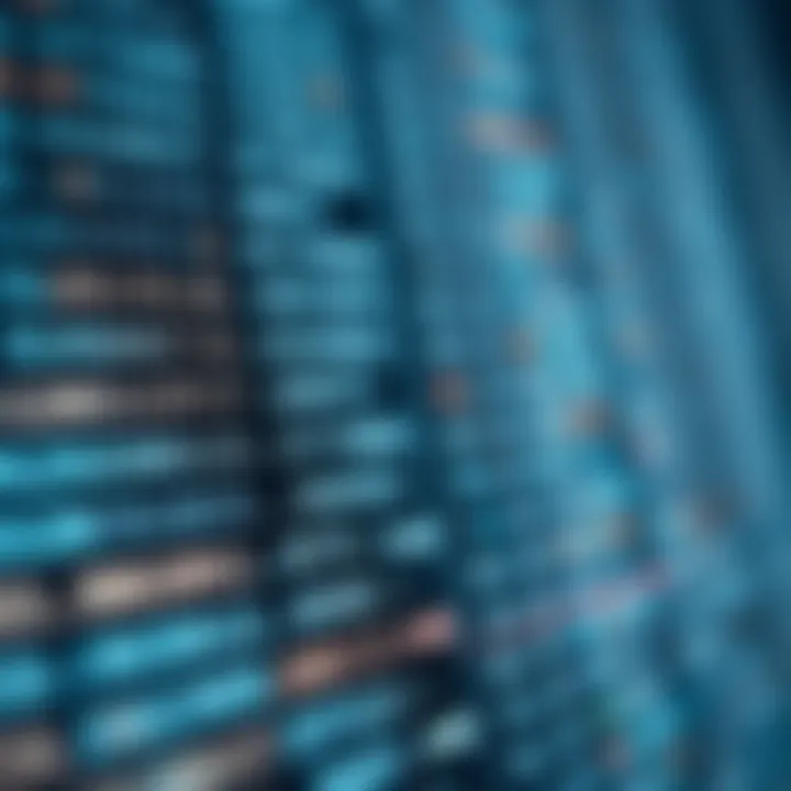 Visualization of binary search algorithm narrowing down search range in a sorted list