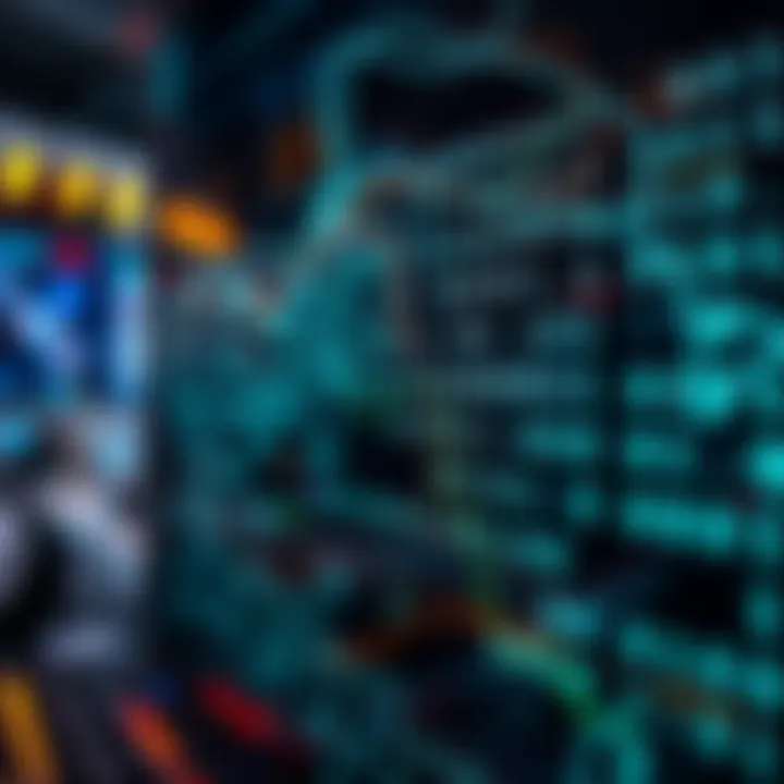 Visual depiction of binary code streams flowing across a digital interface, symbolizing the foundational data structure of modern computing systems