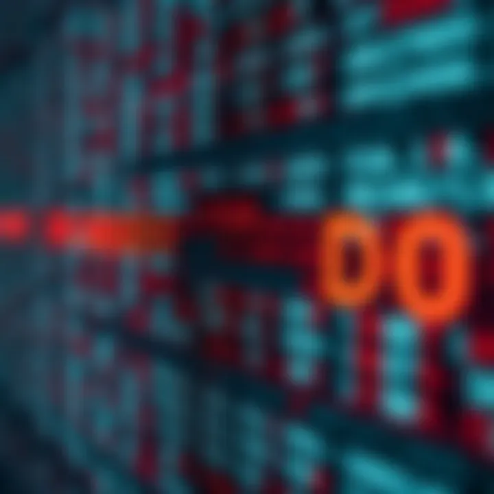 Visual representation of error detection methods in binary calculations highlighting parity bits and checksum concepts
