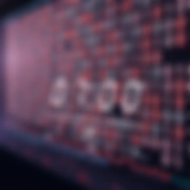 Diagram illustrating the base structure of the binary number system with two digits representing on and off states