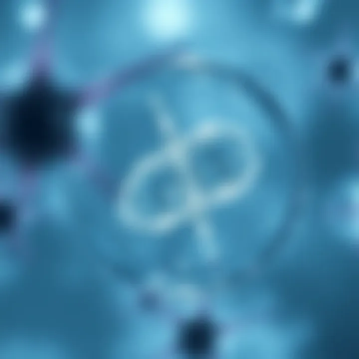 Binary Fission in Single-Celled Organisms Microscopic view of single-celled organisms undergoing reproduction through binary fission