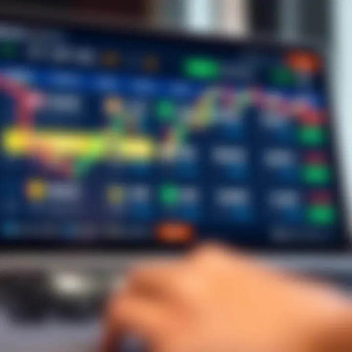 Screenshot of a trading platform interface displaying asset options and expiry times