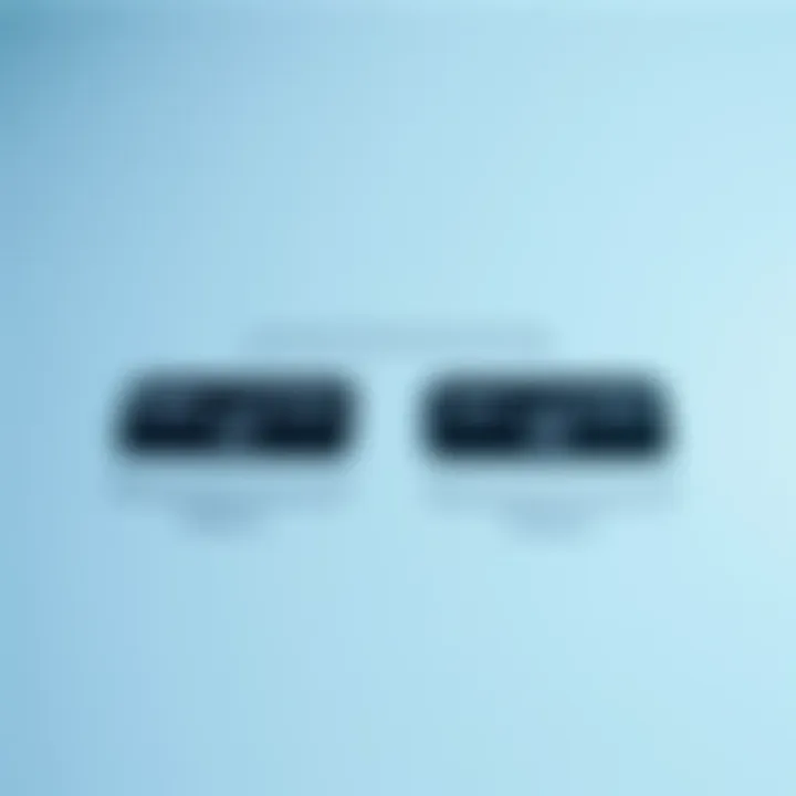 Diagram showing two distinct categories representing binary variables in data analysis