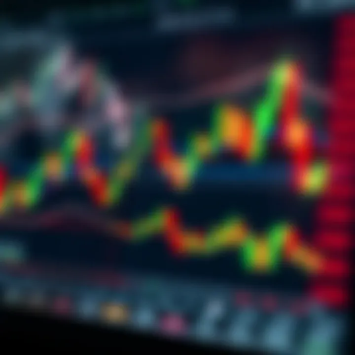 Visual representation of various candlestick patterns used in financial trading charts