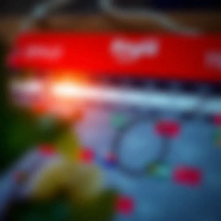 Calendar displaying key economic events affecting financial market trends