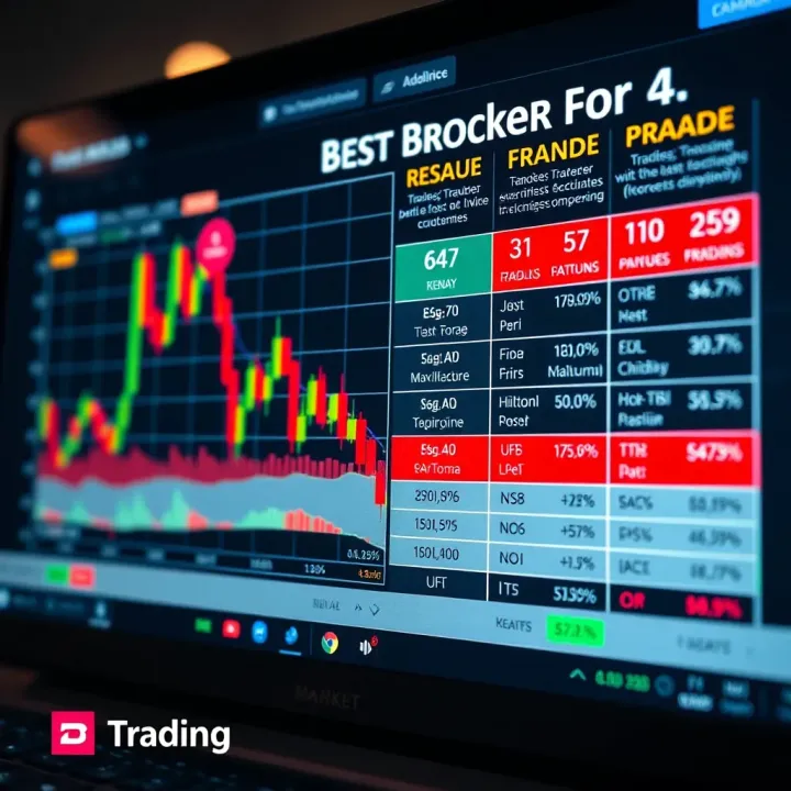 Graph showing comparison of forex brokers with different features for Kenyan traders