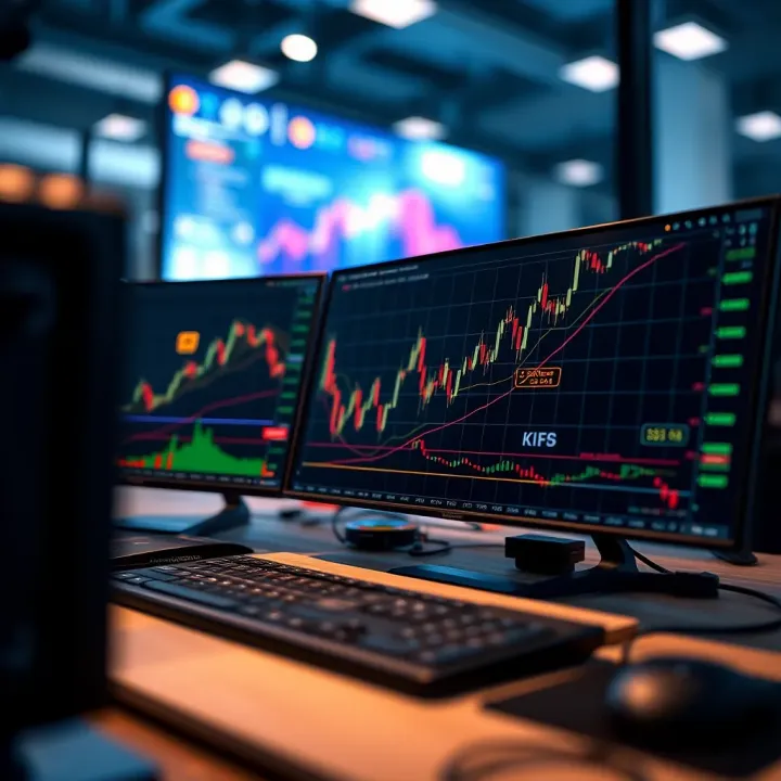 Interface of a user-friendly forex trading platform showing live currency charts and trading options