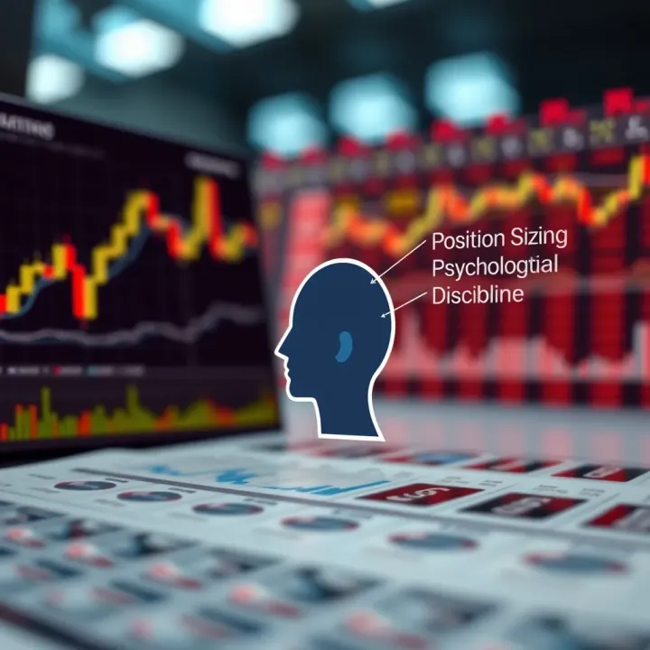 Position Sizing and Psychological Discipline in Forex Trading Diagram illustrating position sizing techniques and psychological discipline in forex trading