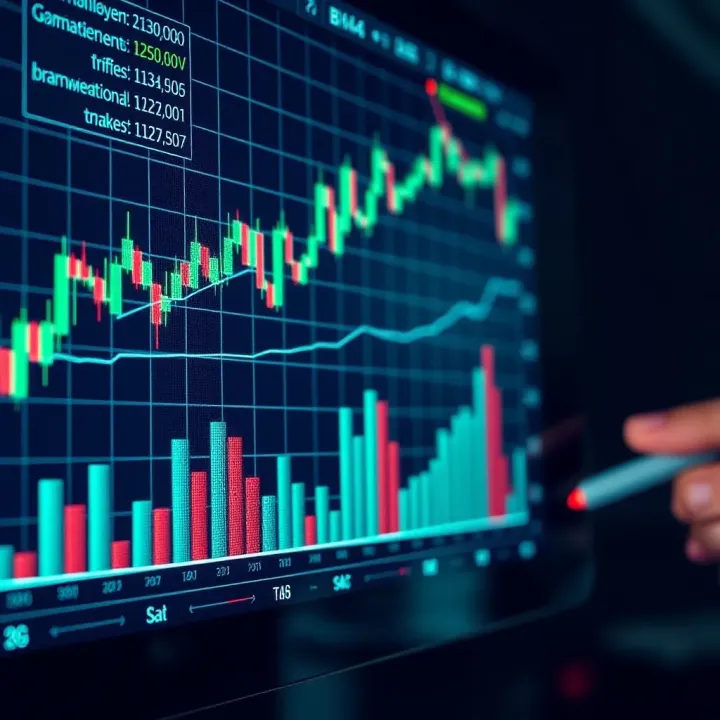 Risk Management and Profit Optimization in Binary Trading Bots Graph illustrating risk management tactics and profit optimization in binary trading