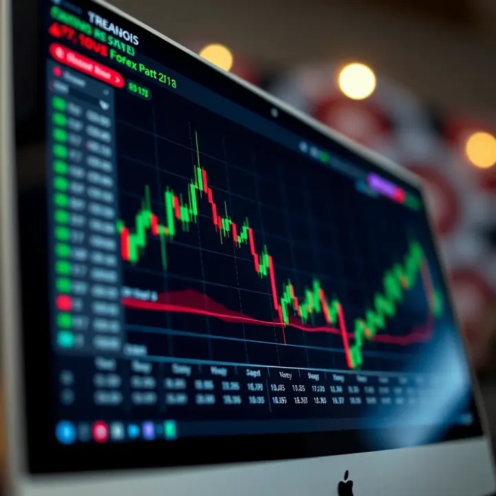 Chart showing trends and performance of forex trading brokers in Kenya
