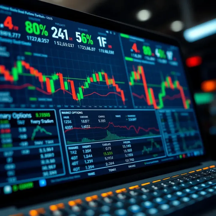 Comparison chart illustrating key aspects of binary options and forex trading markets
