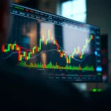 Graph showing forex market trends on a digital trading platform interface