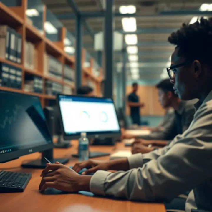 Technology tools such as computers and software enhancing risk mitigation strategies in local businesses