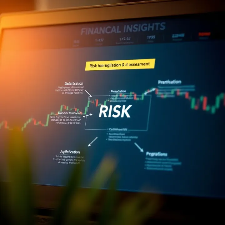 Diagram illustrating risk identification and assessment in business operations