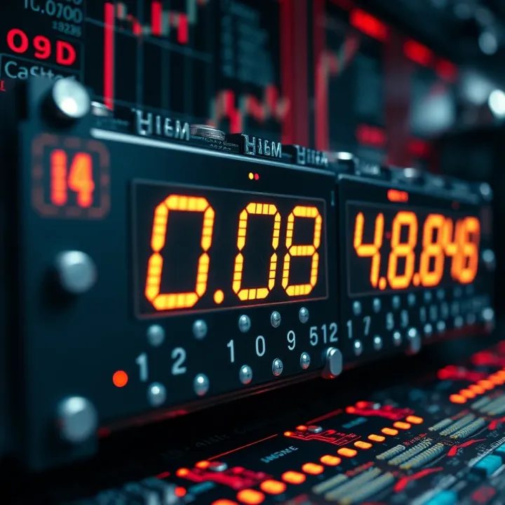 Illustration depicting different types of binary counters used in digital electronics
