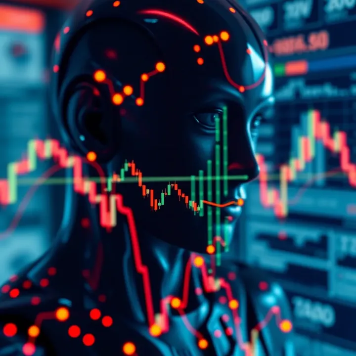 Graphical representation of binary bot trading strategies and algorithmic patterns
