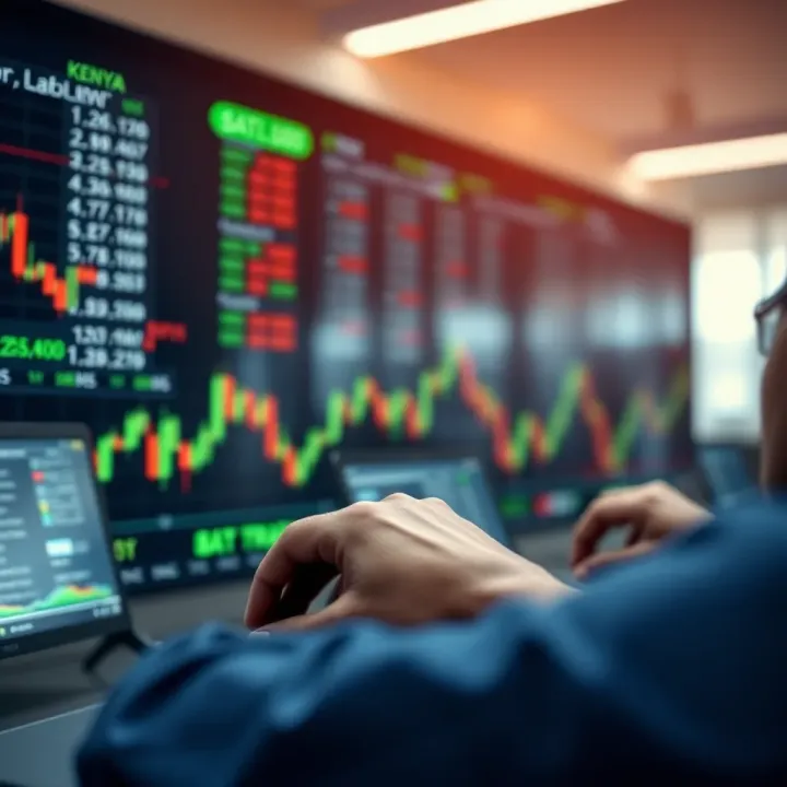 Conceptual illustration of regulatory measures and security in financial trading