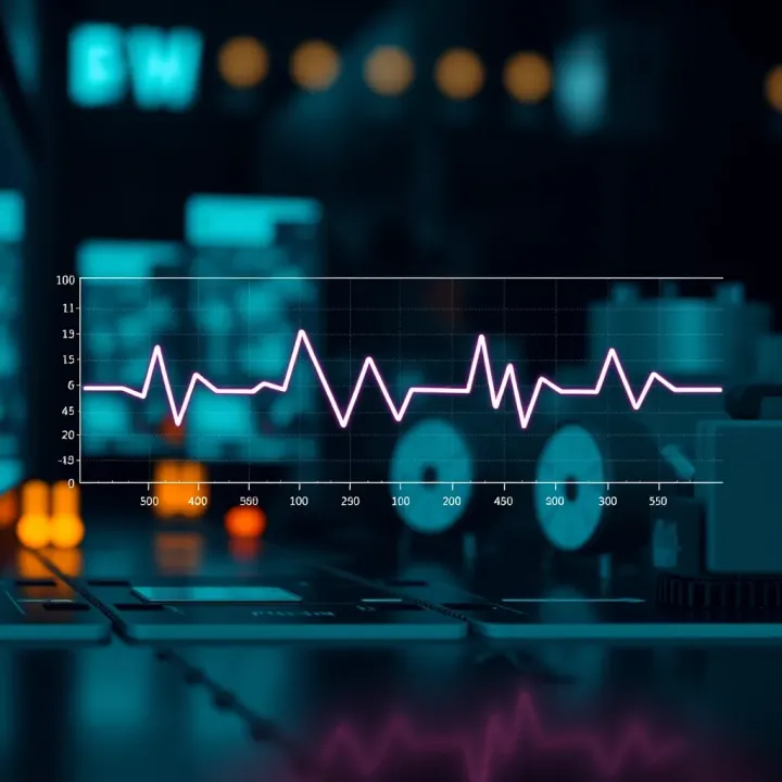 Representation of Binary Signals as Voltage Levels Diagram showing binary signals represented as alternating high and low voltage levels