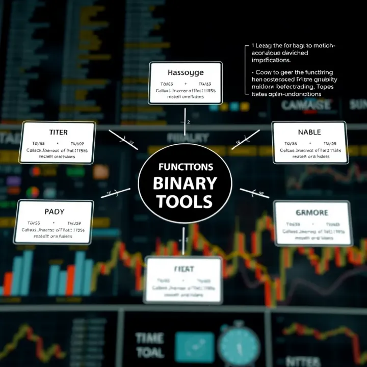 Diagram illustrating various types of binary tools used for data manipulation and analysis