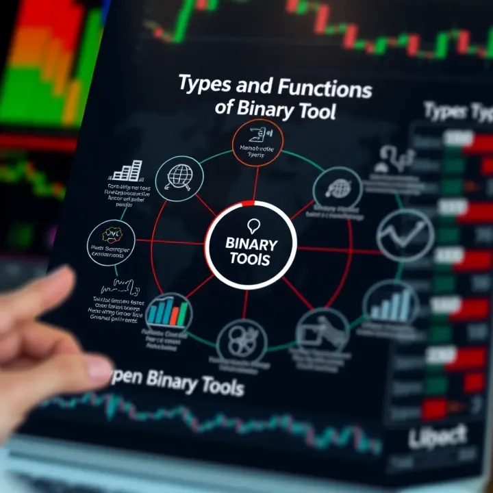 Diagram illustrating various types of binary tools and their core functions