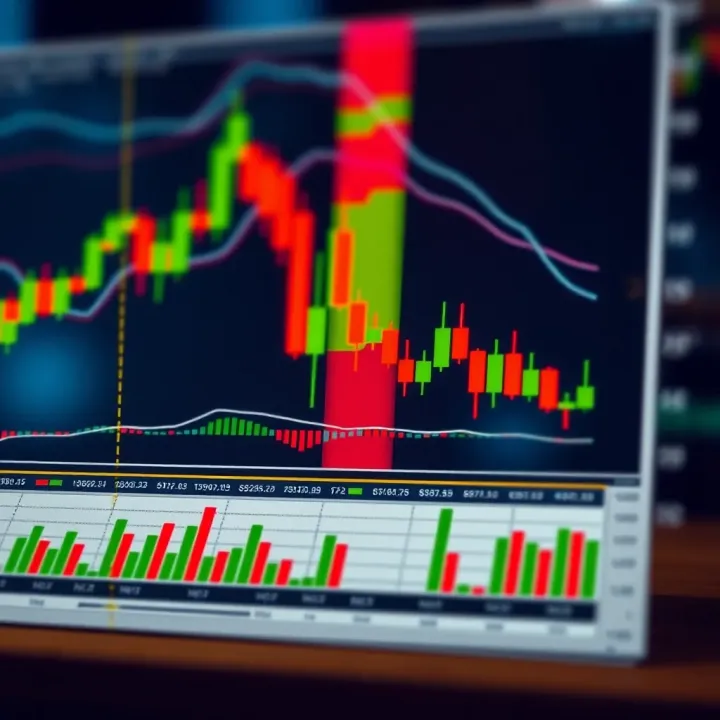 Interpreting Candlestick Patterns for Market Analysis Diagram illustrating how to interpret candlestick patterns for forex market predictions