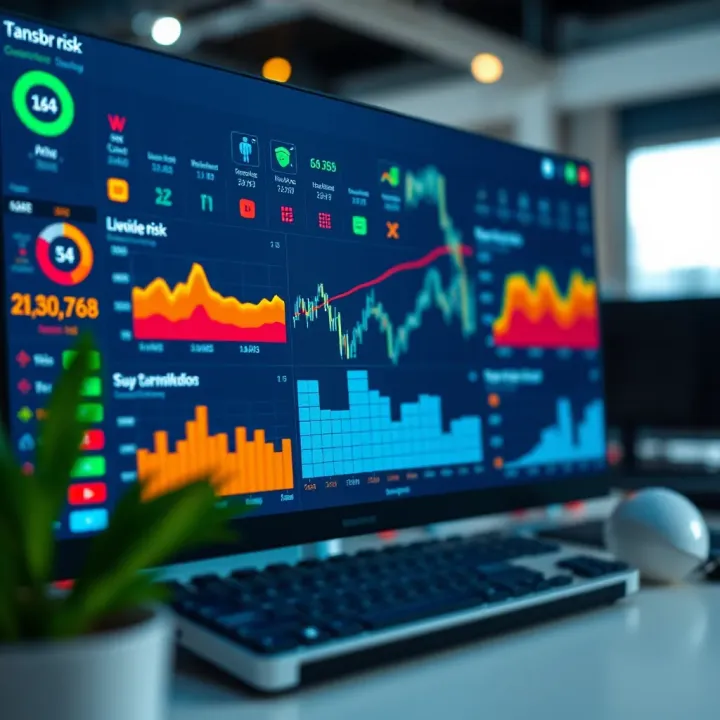 Credit Risk Monitoring and Compliance Tools for Kenyan Businesses Dashboard showing credit risk monitoring tools and regulatory compliance indicators for Kenyan enterprises