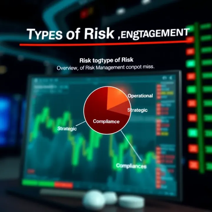 Diagram illustrating the various types of risk management including financial, operational, strategic, and compliance risks