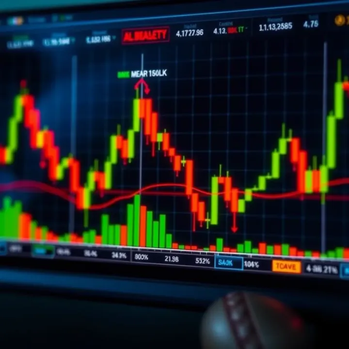 Illustration of various forex candlestick chart patterns showing bullish and bearish trends