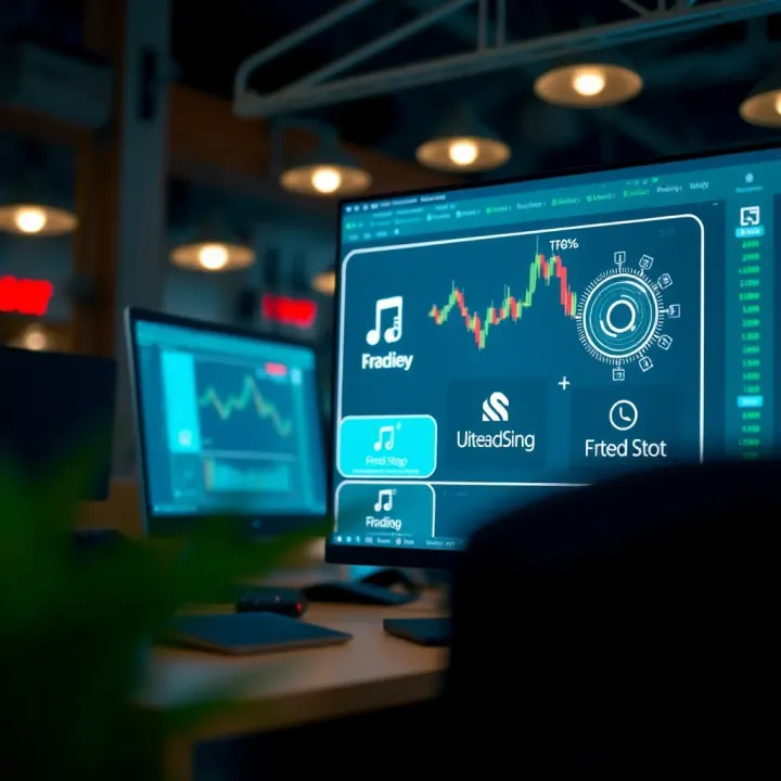 Diagram illustrating the functioning of an automated forex trading system