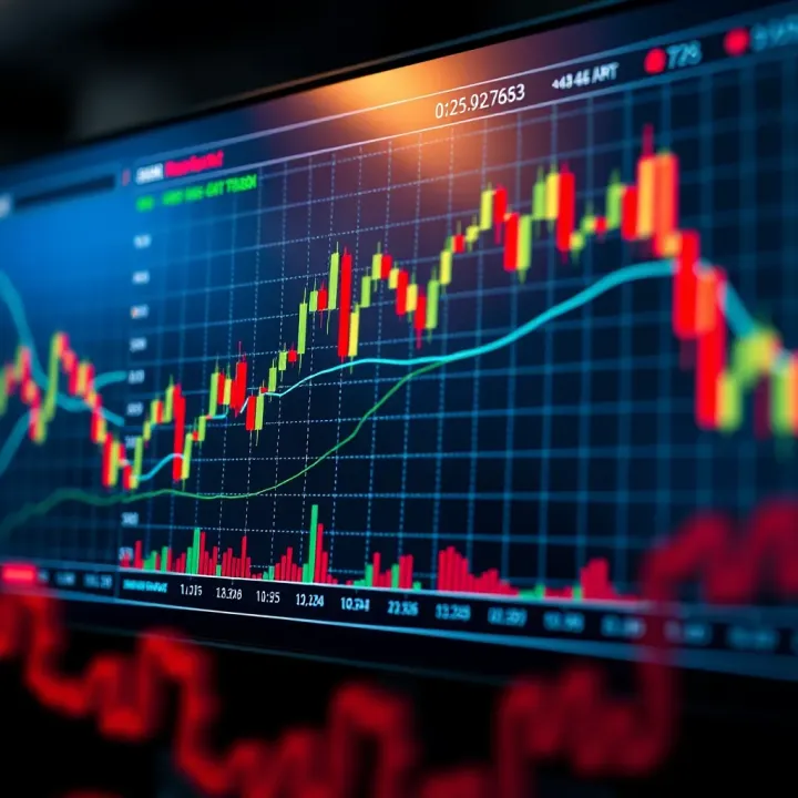 Graph illustrating various forex trading strategies and risk management techniques