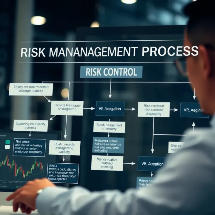 Flowchart illustrating risk control methods and strategies