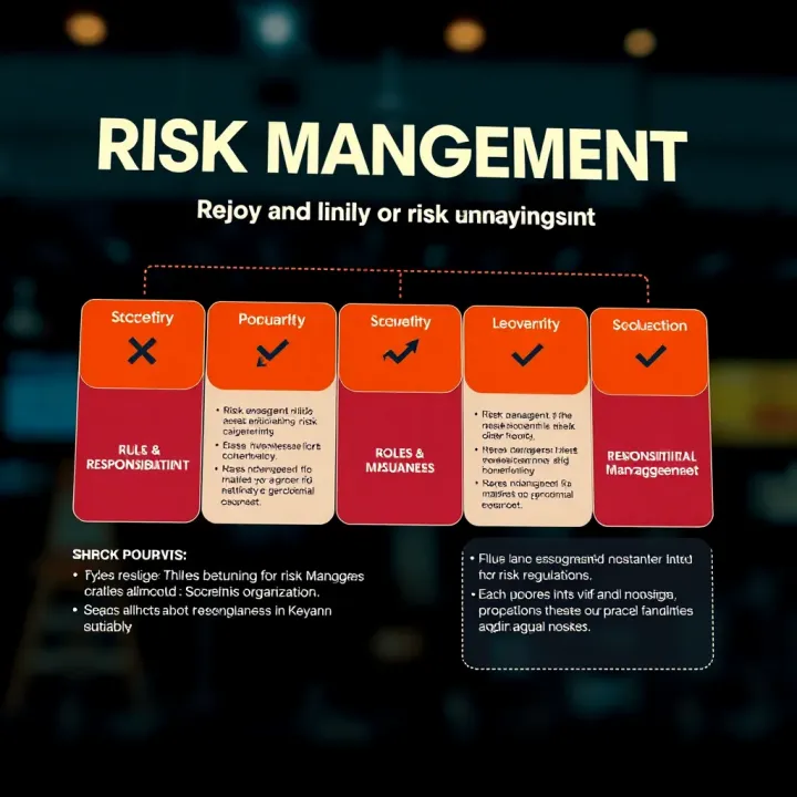 Diagram showing roles and responsibilities in risk management aligned with Kenyan business regulations