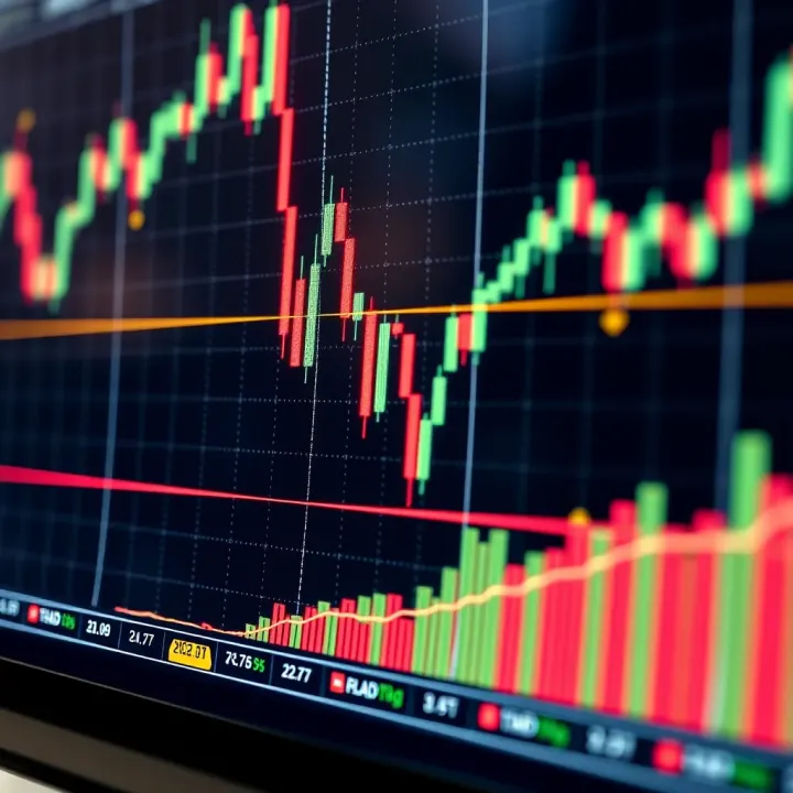 Graphical representation of bullish and bearish chart patterns highlighting trend reversals and continuation signals on a stock market chart